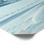 Eis und Schnee | Northern Lights, Lappland, Finnla Poster (Ecke)