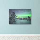 Eis und Schnee | Pallas-Yllastunturi-Nationalpark Leinwanddruck (Insitu (Holzboden))