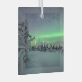 Eis und Schnee | Pallas-Yllastunturi-Nationalpark Ornament Aus Glas (Vorderseite Rechts)