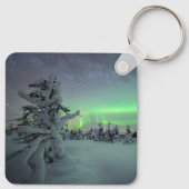 Eis und Schnee | Pallas-Yllastunturi-Nationalpark Schlüsselanhänger (Rückseite)