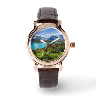 Eis und Schnee   Pehoe-See, Patagonia, Chile Armbanduhr