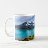Eis und Schnee | Pehoe-See, Patagonia, Chile Kaffeetasse (Links)