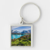 Eis und Schnee | Pehoe-See, Patagonia, Chile Schlüsselanhänger (Vorne)