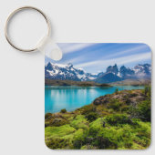 Eis und Schnee | Pehoe-See, Patagonia, Chile Schlüsselanhänger (Vorderseite)
