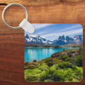 Eis und Schnee | Pehoe-See, Patagonia, Chile Schlüsselanhänger (Vorderseite)