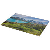 Eis und Schnee | Pehoe-See, Patagonia, Chile Schneidebrett (Ecke)