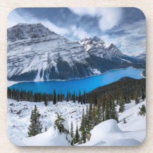 Eis und Schnee   Peyto-See, Kanadische Rockies Getränkeuntersetzer