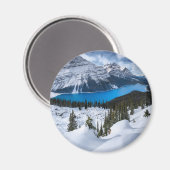 Eis und Schnee | Peyto-See, Kanadische Rockies Magnet (Vorderseite/Rückseite)
