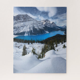 Eis und Schnee   Peyto-See, Kanadische Rockies Puzzle