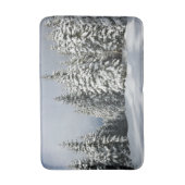 Eis und Schnee | Pine Woodland, Österreich Badematte (Vorderseite Vertikal)