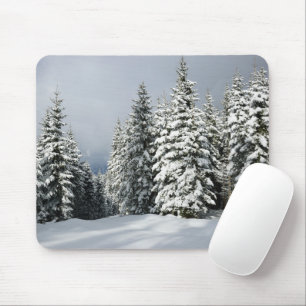 Eis und Schnee   Pine Woodland, Österreich Mousepad