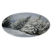 Eis und Schnee | Pine Woodland, Österreich Schneidebrett (Ecke)