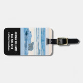 Eis und Schnee | Polar Bear Iceberg Norwegen Gepäckanhänger (Vorderseite horizontal)