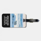 Eis und Schnee | Polar Bear Iceberg Norwegen Gepäckanhänger (Rückseite horizontal)