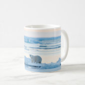 Eis und Schnee | Polar Bear Iceberg Norwegen Kaffeetasse (VorderseiteRechts)
