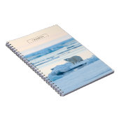 Eis und Schnee | Polar Bear Iceberg Norwegen Notizblock (Rechte Seite)