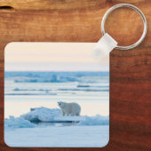Eis und Schnee | Polar Bear Iceberg Norwegen Schlüsselanhänger (Rückseite)