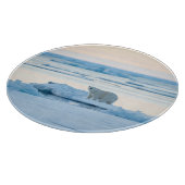 Eis und Schnee | Polar Bear Iceberg Norwegen Schneidebrett (Ecke)