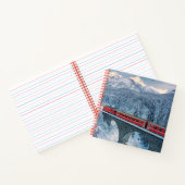 Eis und Schnee | Red Bernina Express Zug Schweiz Notizblock (Innenseite)