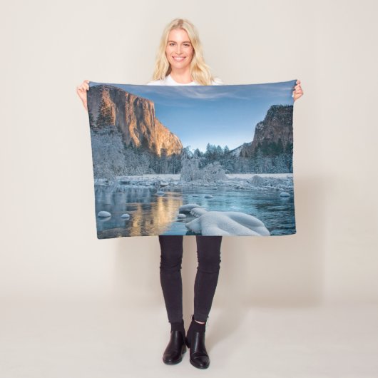 Eis und Schnee | Rime Ice im Yosemite-Tal Fleecedecke (Beispiel)