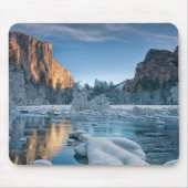 Eis und Schnee | Rime Ice im Yosemite-Tal Mousepad (Vorne)