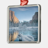 Eis und Schnee | Rime Ice im Yosemite-Tal Ornament Aus Metall (Links)