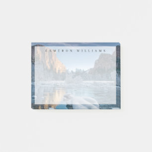 Eis und Schnee   Rime Ice im Yosemite-Tal Post-it Klebezettel