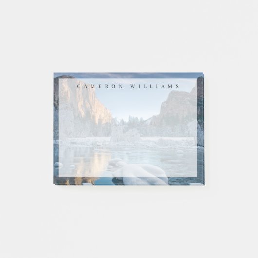 Eis und Schnee | Rime Ice im Yosemite-Tal Post-it Klebezettel (Vorderseite)