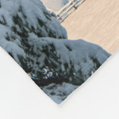 Eis und Schnee | Rosengarten, Deutschland Fleecedecke (Ecke)