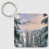 Eis und Schnee | Rosengarten, Deutschland Schlüsselanhänger (Vorderseite)