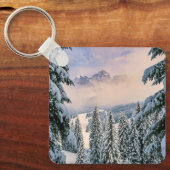 Eis und Schnee | Rosengarten, Deutschland Schlüsselanhänger (Vorderseite)