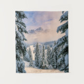 Eis und Schnee | Rosengarten, Deutschland Wandteppich (Vorderseite)