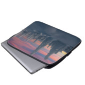 Eis und Schnee | Schneebedeckte Bäume, Lappland, F Laptopschutzhülle (Vorne Knopf)