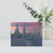 Eis und Schnee | Schneebedeckte Bäume, Lappland, F Postkarte (Stehend Vorderseite)