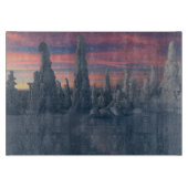 Eis und Schnee | Schneebedeckte Bäume, Lappland, F Schneidebrett (Vorderseite)