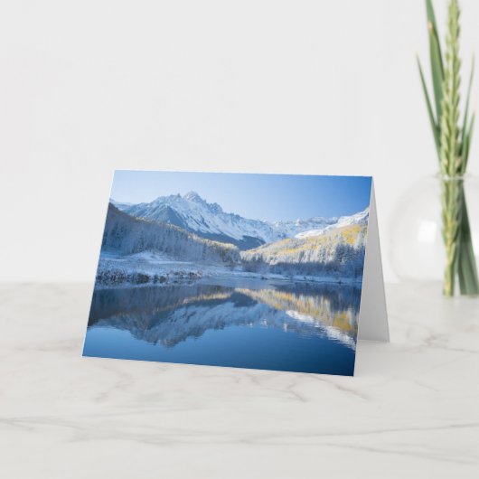 Eis und Schnee | Silverton, Colorado Karte (Vorderseite)