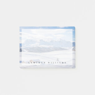 Eis und Schnee Snowscape Europäische Alpen, Ital Post-it Klebezettel