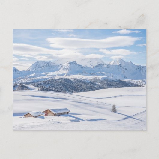 Eis und Schnee | Snowscape Europäische Alpen, Ital Postkarte (Vorderseite)