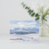 Eis und Schnee | Snowscape Europäische Alpen, Ital Postkarte (Stehend Vorderseite)