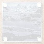 Eis und Schnee | Sólheimajökull Glacier, Island Glasuntersetzer (Rückseite)