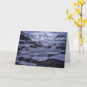 Eis und Schnee | Sólheimajökull Glacier, Island Karte (Gelbe Blume)