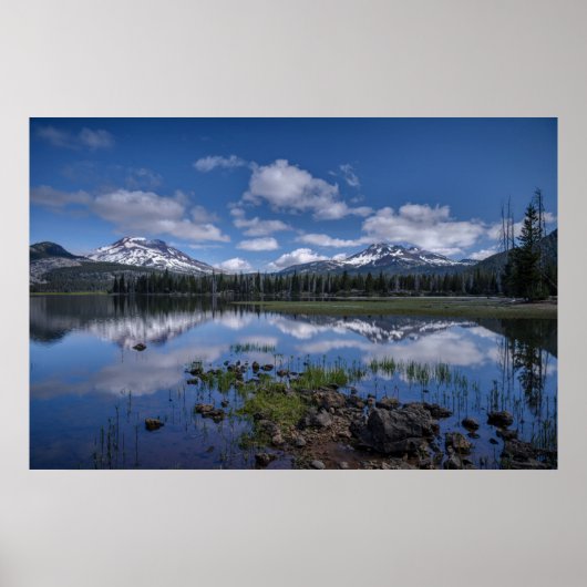 Eis und Schnee | Sparks Lake, Oregon Poster (Vorne)