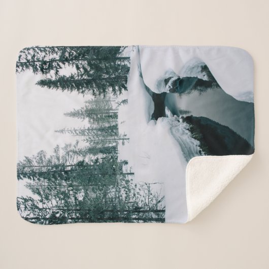 Eis und Schnee | Streit in einer schneebedeckten W Sherpadecke (Vorderseite (Horizontal))