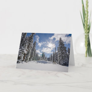 Eis und Schnee Sunrise Winter Snow Alberta, Kana Karte
