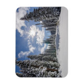 Eis und Schnee | Sunrise Winter Snow Alberta, Kana Magnet (Vertikal)