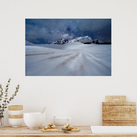Eis und Schnee | Tateyama-Kurobe, Japan Poster (Küche)