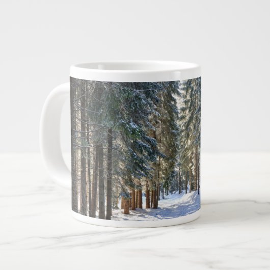 Eis und Schnee | Tatra Mountains, Polen Jumbo-Tasse (Vorderseite Links)
