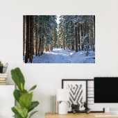 Eis und Schnee | Tatra Mountains, Polen Poster (Heimbüro)