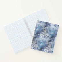 Eis und Schnee Textured Blue Weihnachtsmuster