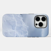 Eis und Schnee texturiert Case-Mate iPhone Hülle (Rückseite (Horizontal))